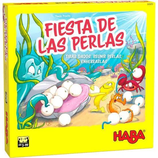 La Fiesta de las Perlas - Juego de mesa - Haba - 2-4 jugadores - 3+ años - 15 min