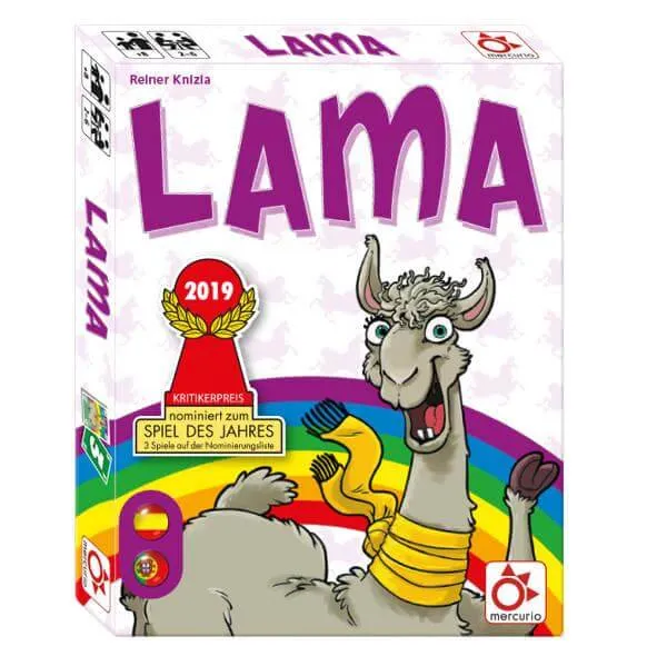 Lama - Juego de mesa - Mercurio - 2-6 jugadores - 8+ años - 20 min