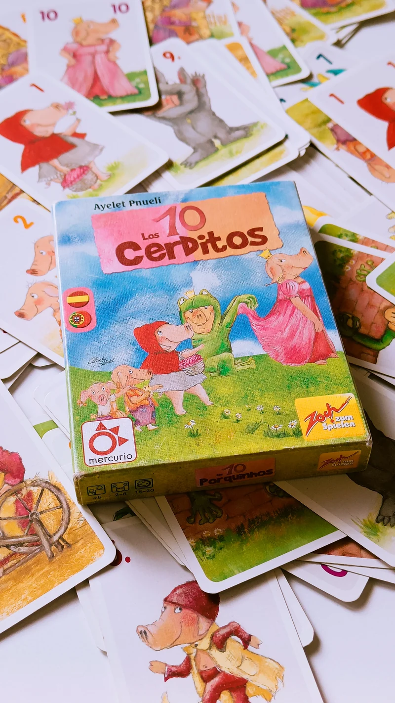 Los 10 Cerditos - Juego de mesa - Mercurio - 2-8 jugadores - 6+ años - 15-20 min