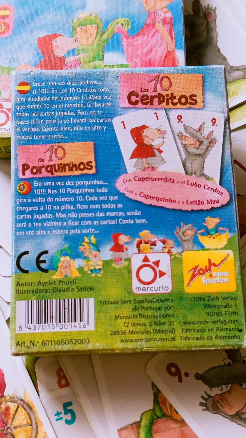 Los 10 Cerditos - Juego de mesa - Mercurio - 2-8 jugadores - 6+ años - 15-20 min