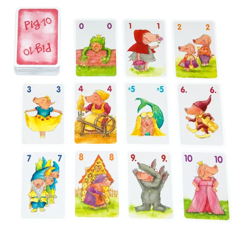 Los 10 Cerditos - Juego de mesa - Mercurio - 2-8 jugadores - 6+ años - 15-20 min