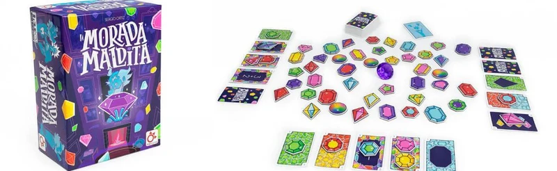 La Morada Maldita - Juego de mesa - Mercurio - 2-6 jugadores - 7+ años - 20 min