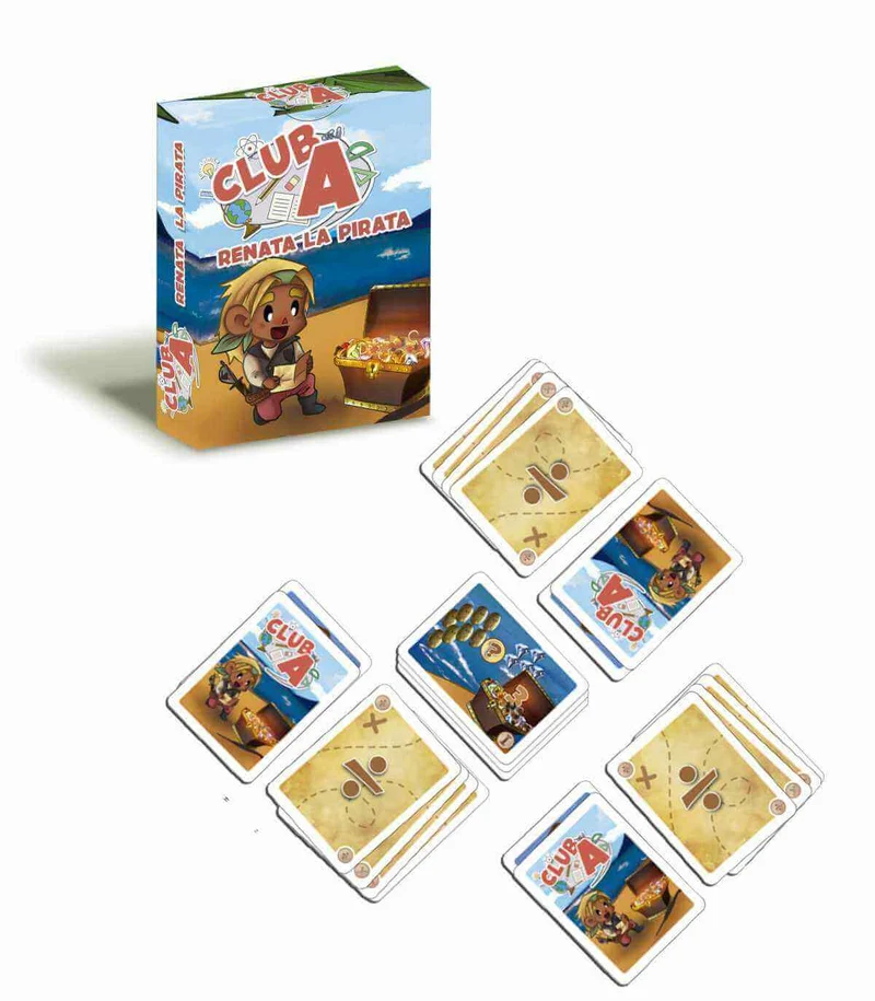 Club A Renata la Pirata - Juego de mesa - Atomo - 1-4 jugadores - 8+ años - 10 min