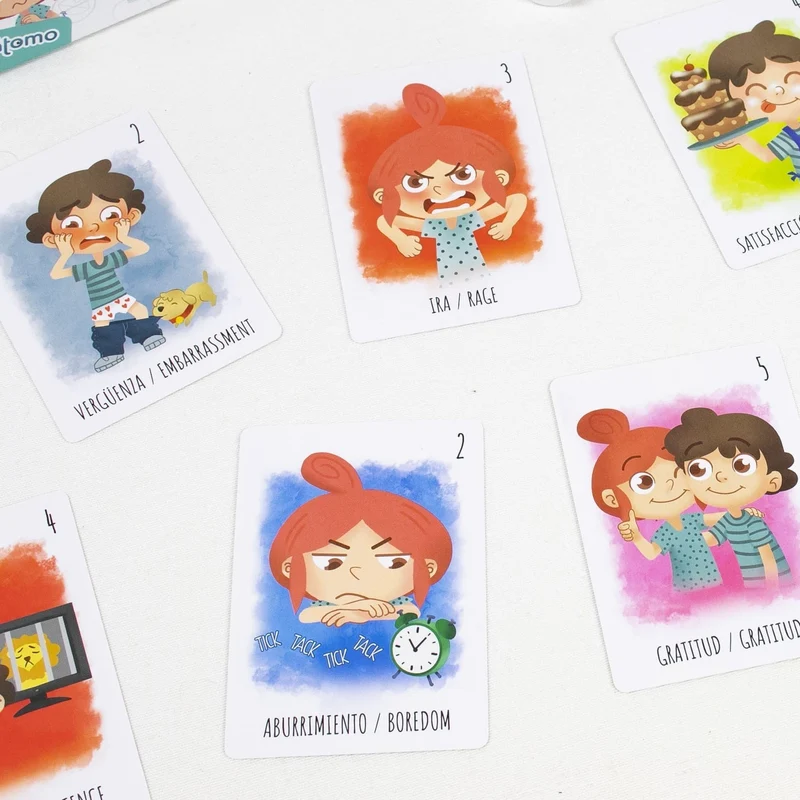 Emotio - Juego de mesa - Atomo - 2 o más jugadores - 4+ años - 20 min