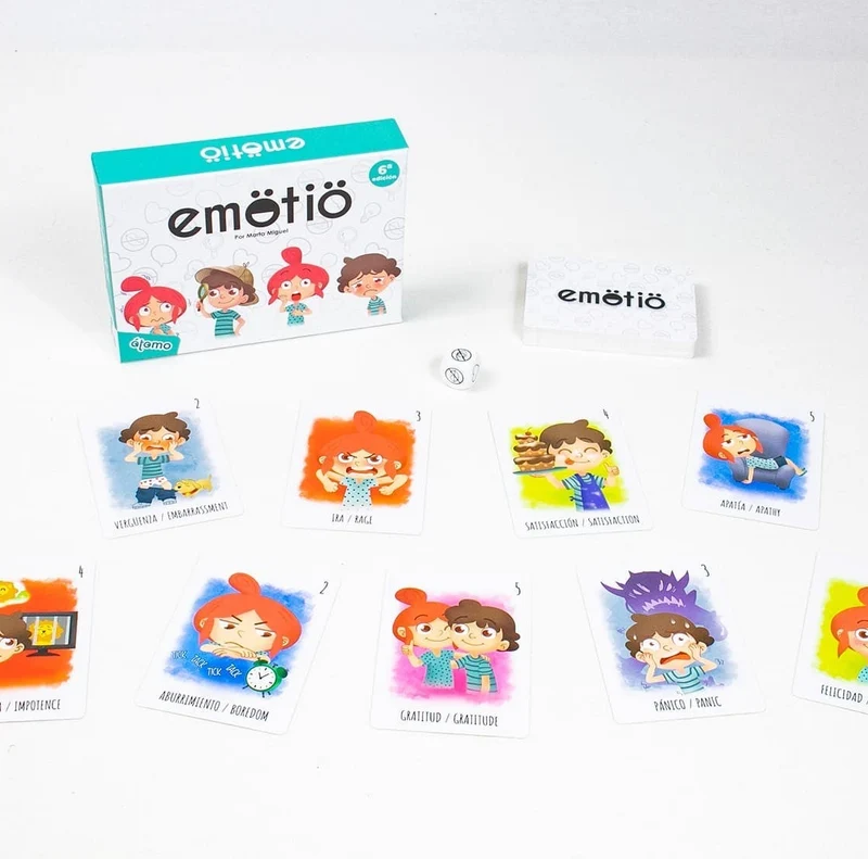 Emotio - Juego de mesa - Atomo - 2 o más jugadores - 4+ años - 20 min