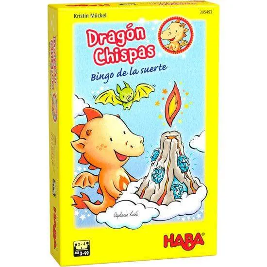 Dragón Chispas B. de la suerte - Juego de mesa - Haba - 2-4 jugadores - 3+ años - 10 min