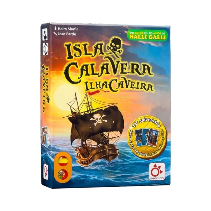 Isla Calavera - Juego de mesa - Mercurio - 2-5 jugadores - 8+ años - 30 min