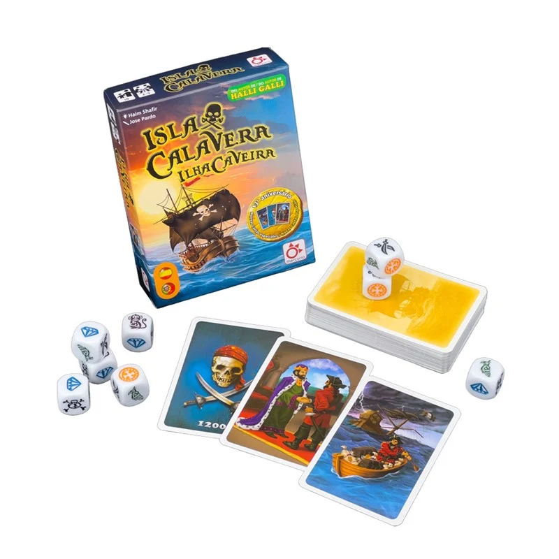 Isla Calavera - Juego de mesa - Mercurio - 2-5 jugadores - 8+ años - 30 min