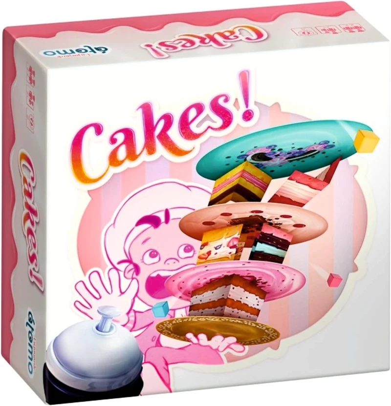 Cakes ! - Juego de mesa - Atomo - 2-4 jugadores - 5+ años - 15 min