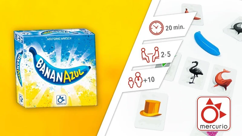 Bananazul - Juego de mesa - Mercurio - 2-5 jugadores - 10+ años - 20 min