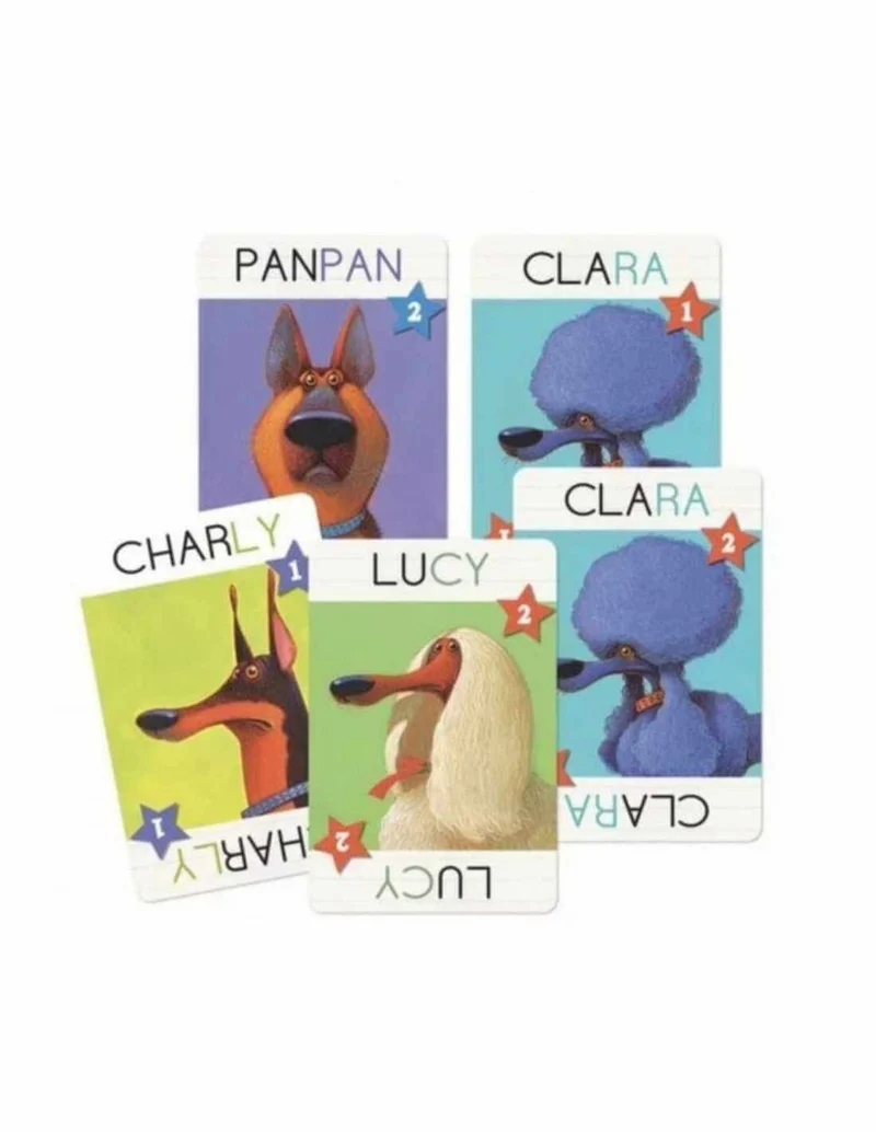 Top Dogs - Juego de mesa - Djeco - 2-3 jugadores - 8+ años - 20 min