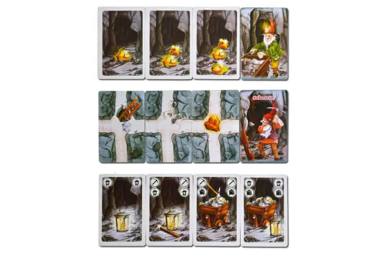 Saboteur (Juego Base + Expansión) - Juego de mesa - Mercurio - 2-12 jugadores - 8+ años - 30 min