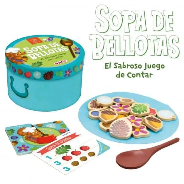 Sopa de Bellotas - Juego de mesa - Ludilo - 1+ jugadores - 2+ años - 10-15 min
