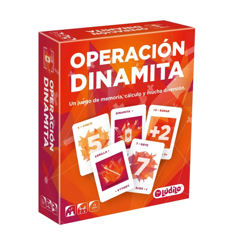 Operación Dinamita - Juego de mesa - Ludilo - 2-6 jugadores - 7+ años - 15 min