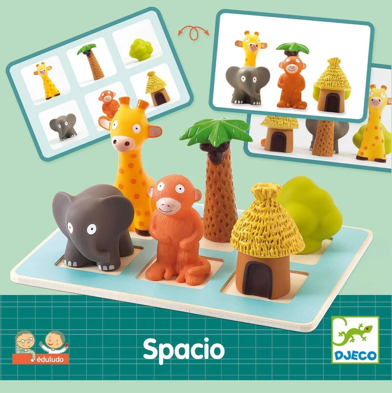 Eduludo Espacio - Juego de mesa - Djeco - 1 jugador - 4-6 años - duración variable