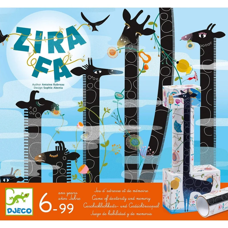 Zirafa - Juego de mesa - Djeco - 2-4 jugadores - 6+ años - 15 min