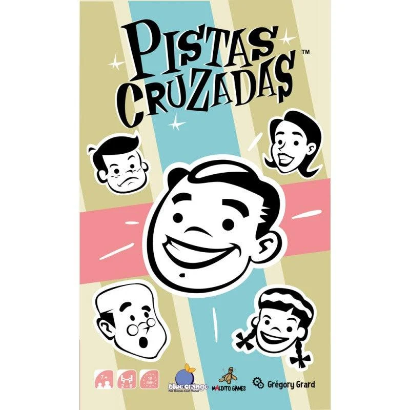 Pistas Cruzadas - Juego de mesa - MALDITO GAMES - 2-6 jugadores - 7+ años - 10 min