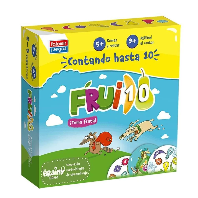 Fruit 10 - Juego de mesa - FALOMIR - 2-5 jugadores - 5+ años - Menos de 30 min