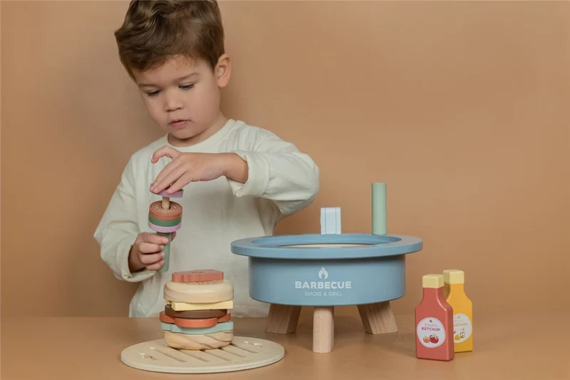 Set barbacoa de madera · Little Dutch