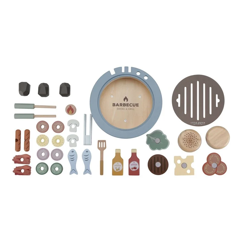 Set barbacoa de madera · Little Dutch