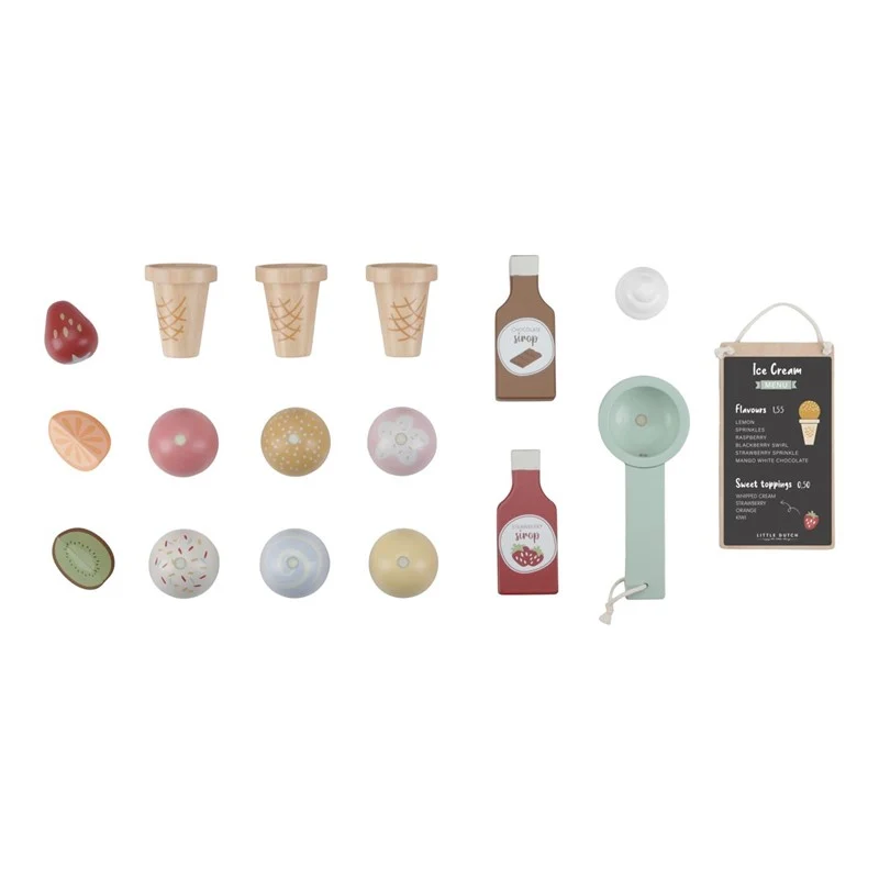 Puesto de helados de madera · Little Dutch