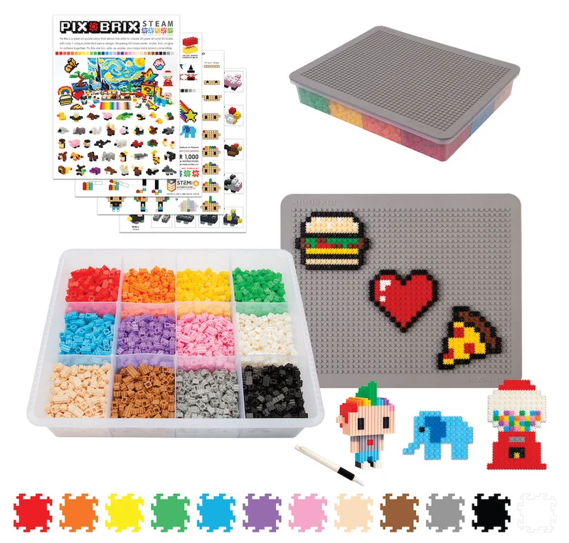 Pix Brix Container 3000 piezas colores surtidos