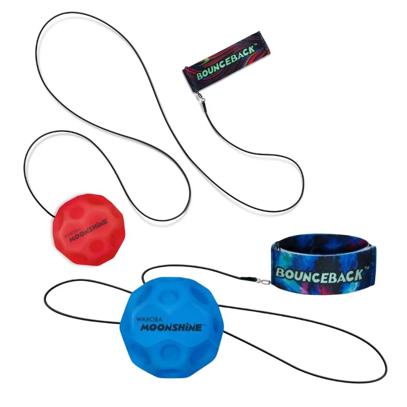 Pelota con cuerda elástica para muñeca LED · Waboba