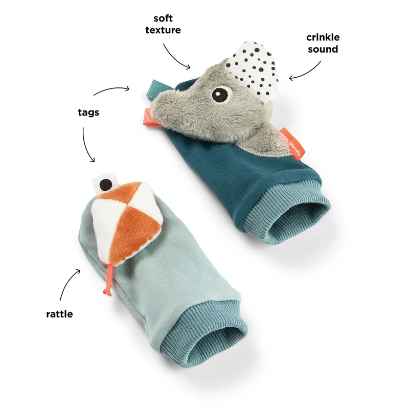 Calcetines de estimulación Playgroud Blue · Done by Deer