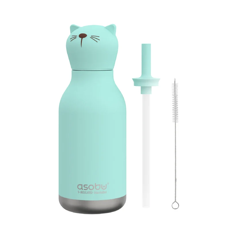 Botella Bestie Gato 460ml · Asobu