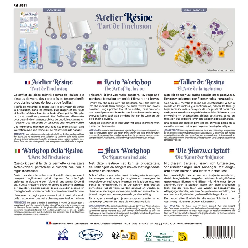 Atelier Decoración de resina L'inclusion