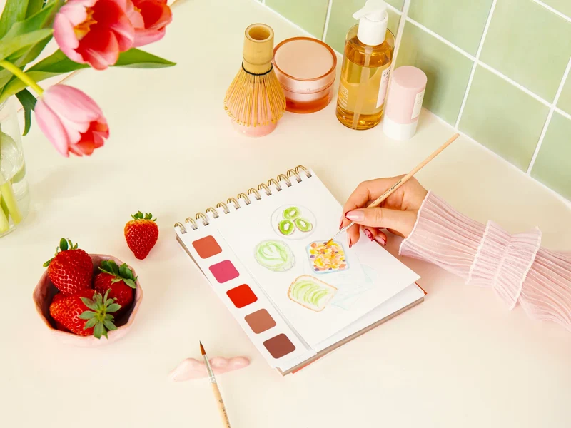 Travel Book Acuarela Self Care · La Petite Épicerie