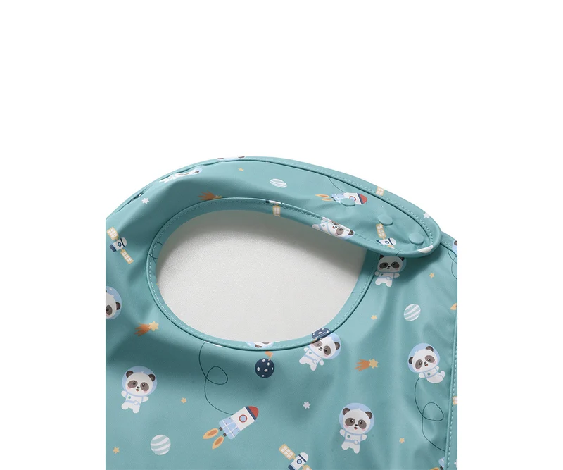 Babero Impermeable Pandas in Space