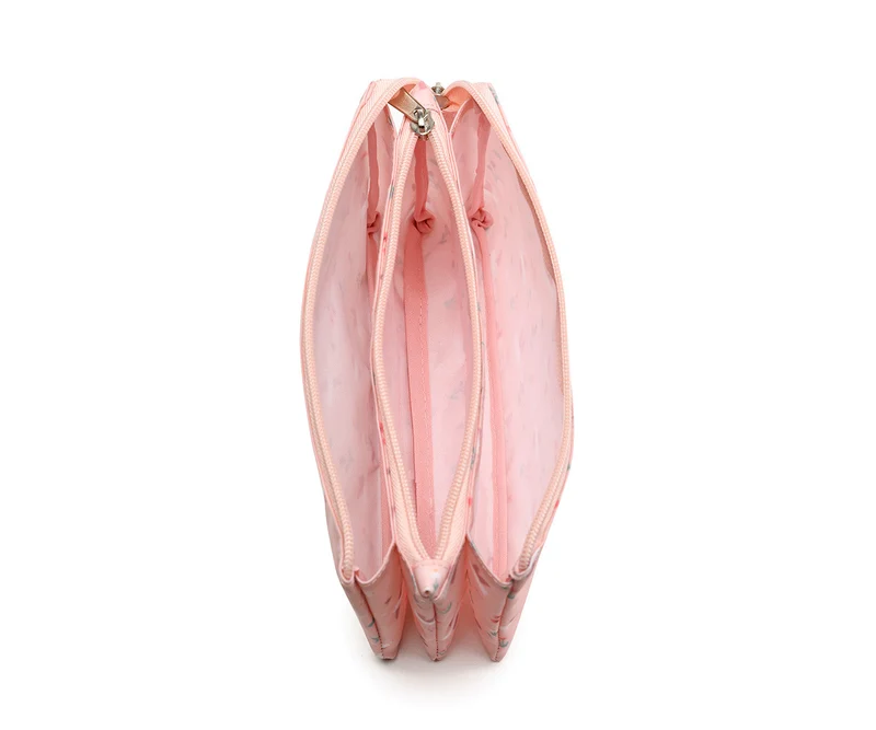 Estuche 3 compartimentos Blossom Birds