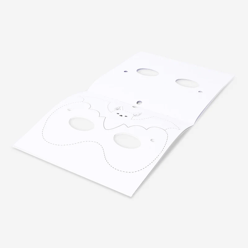 Colouring book for Halloween masks