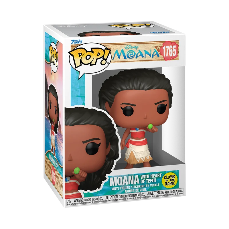 Funko Pop Disney: Moana - Moana con Corazon de Te Fiti Glow