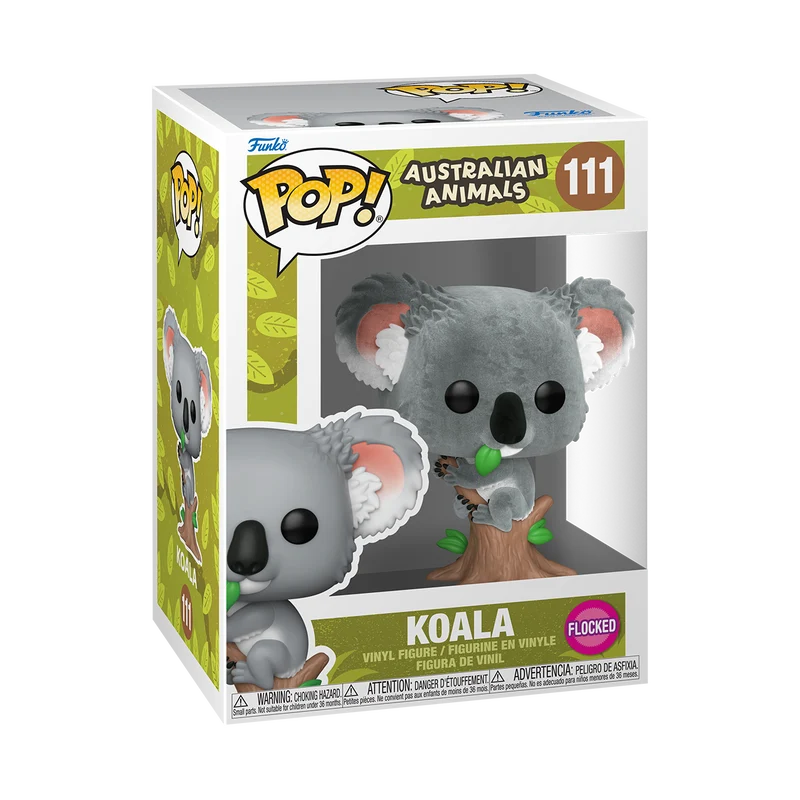 Funko Pop Vinyl: Animales Australianos - Koala Flocked