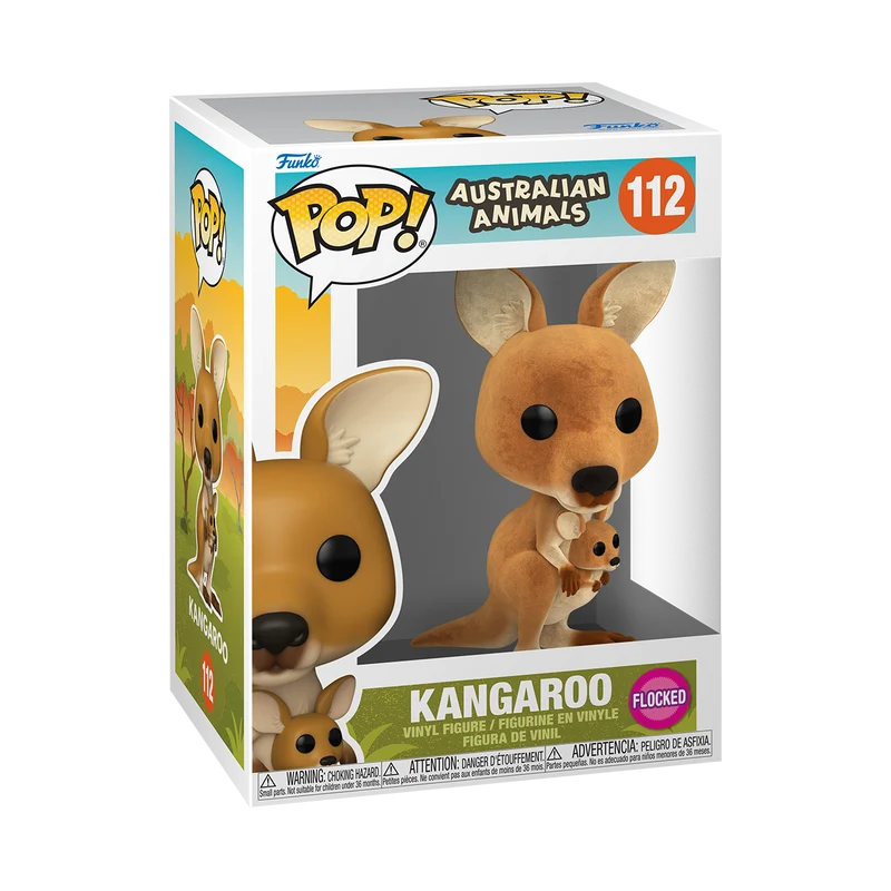 Funko Pop Vinyl: Animales Australianos - Canguro Flocked
