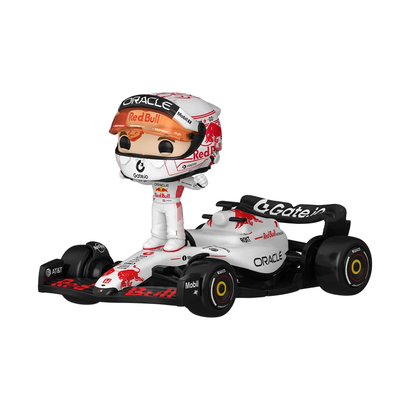 Funko Pop Rides Super Deluxe: Red Bull - Verstappen atuendo blanco