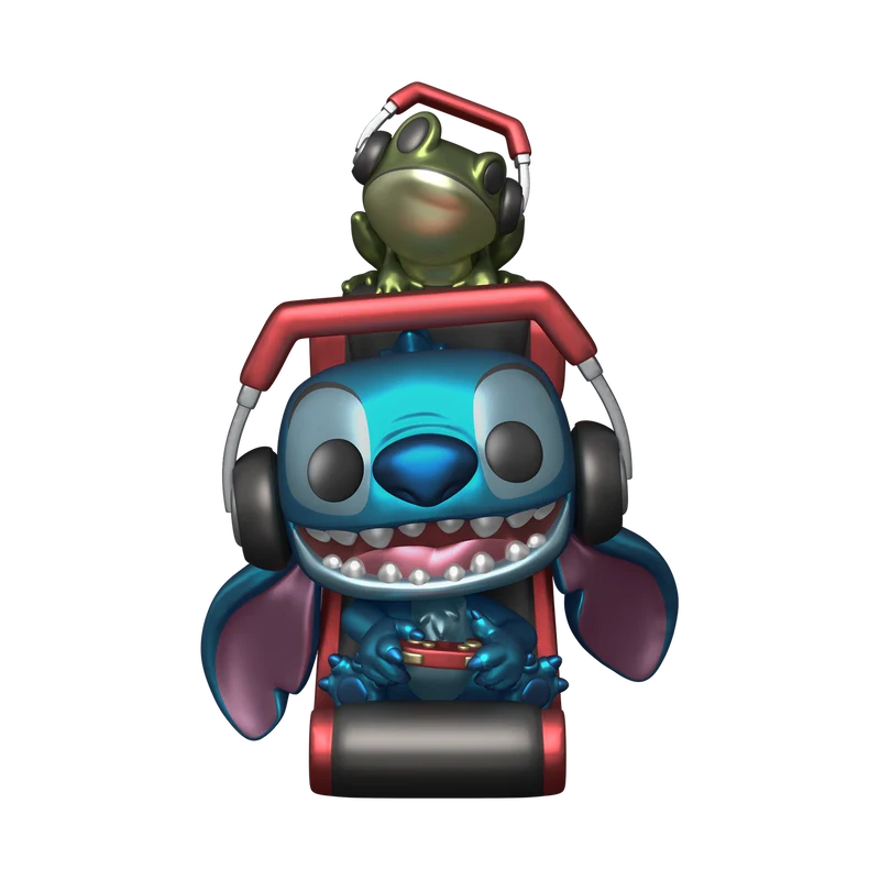 Funko Pop Plus Movies: Disney Lilo y Stitch - Gamer Stitch Metalico