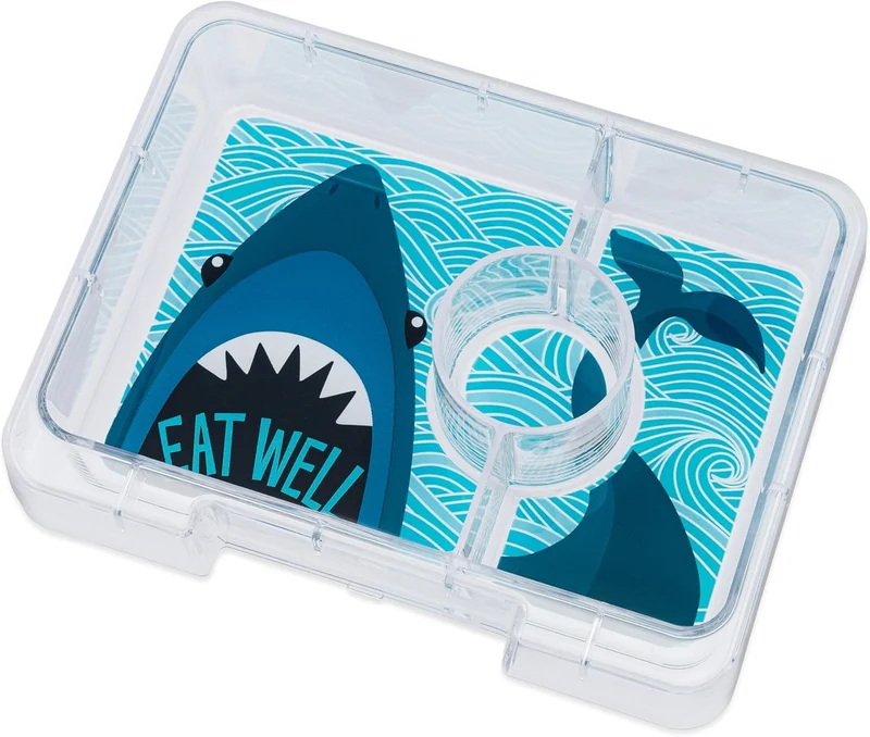 Yumbox Snack 3 compartimentos Rojo Tiburon