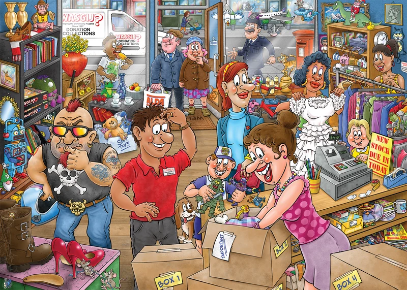 Wasgij Mystery 29 - Donation Debacle! (1000 pieces)
