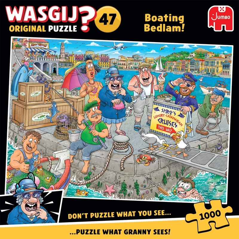 Wasgij Original 47 - Boating Bedlam! (1000 pieces)