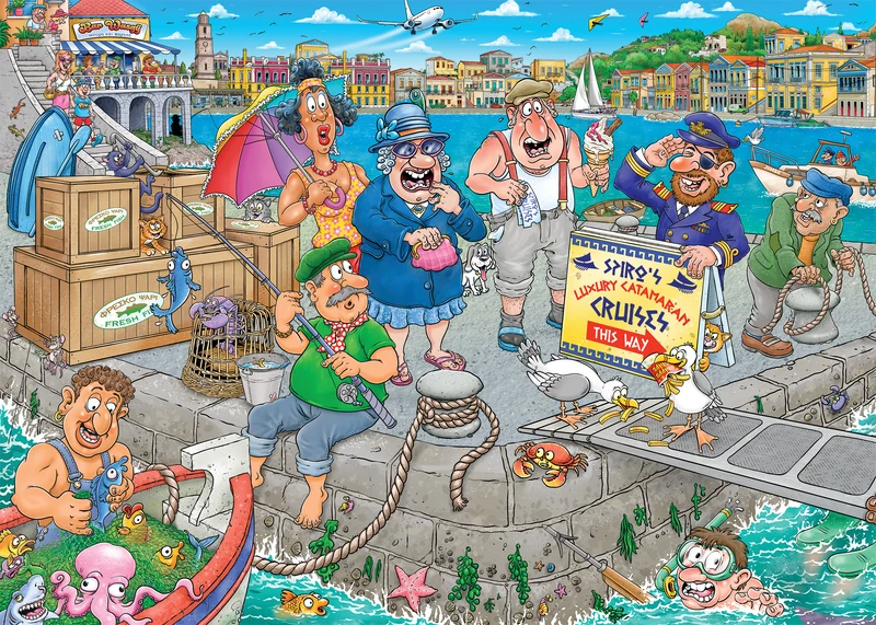Wasgij Original 47 - Boating Bedlam! (1000 pieces)