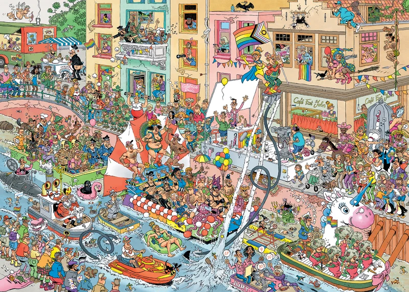 Jan van Haasteren - Celebrate Pride! (1000 pieces)