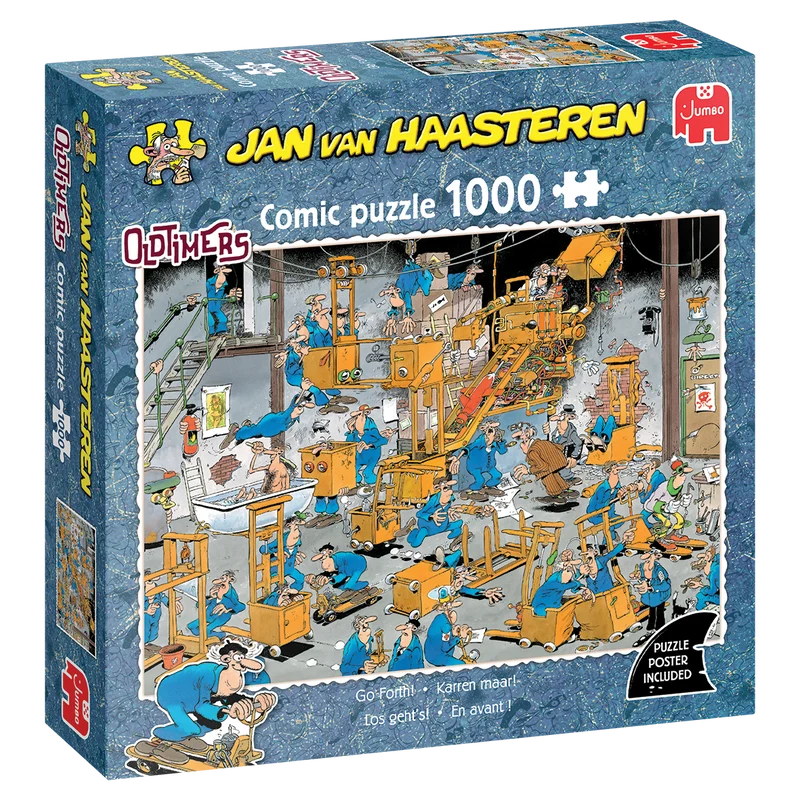 Jan van Haasteren Oldtimers - Go Forth! (1000 pieces)