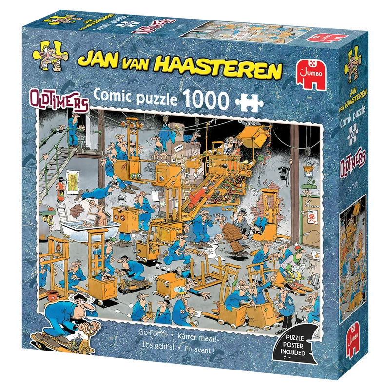 Jan van Haasteren Oldtimers - Go Forth! (1000 pieces)