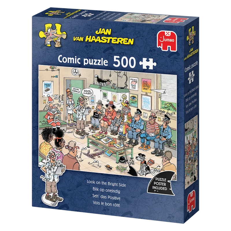 Jan van Haasteren - Look on the Bright Side (500 pieces)