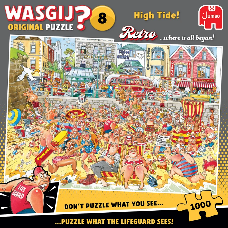 Wasgij Retro Original 8 - High Tide! (1000 pieces)