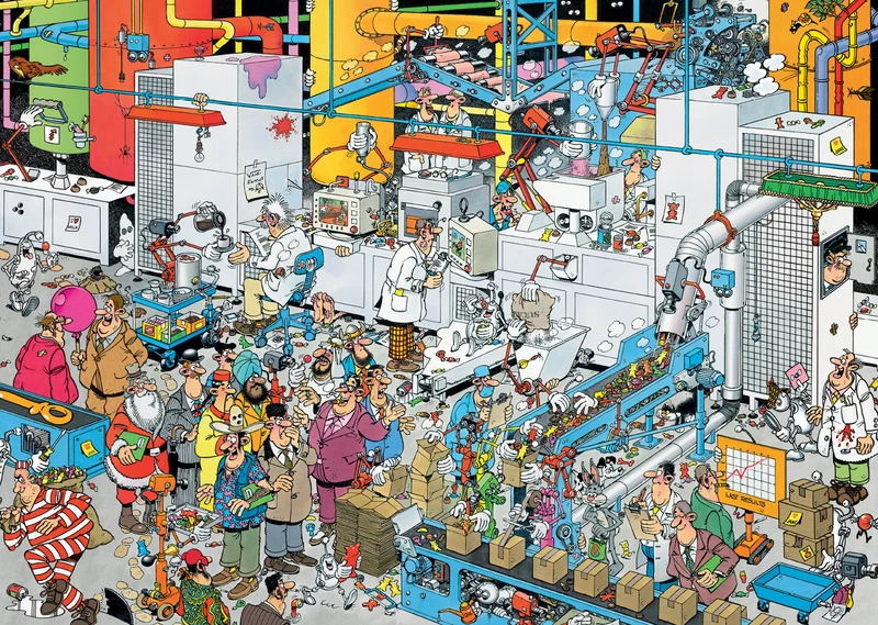 Jan van Haasteren - Candy Factory (500 pieces)
