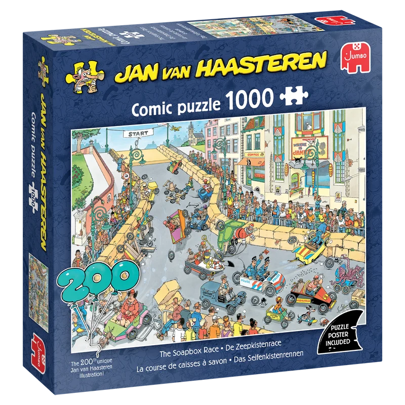 Jan van Haasteren - The Soapbox Race (1000 pieces)